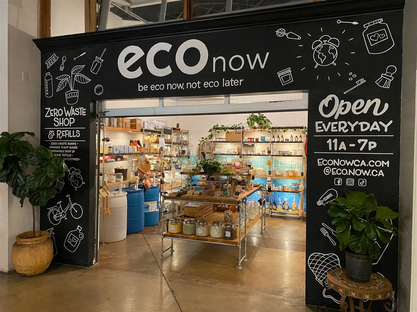 Eco Now Costa Mesa storefront at The L.A.B. Anti-Mall